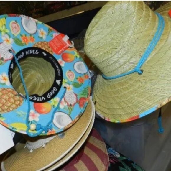 Peter Grimm Fruta hand woven Herringbone Weave Beach hat UPF 50+NWT 🆕📦⌚🏃💨🚚 - Picture 4 of 15